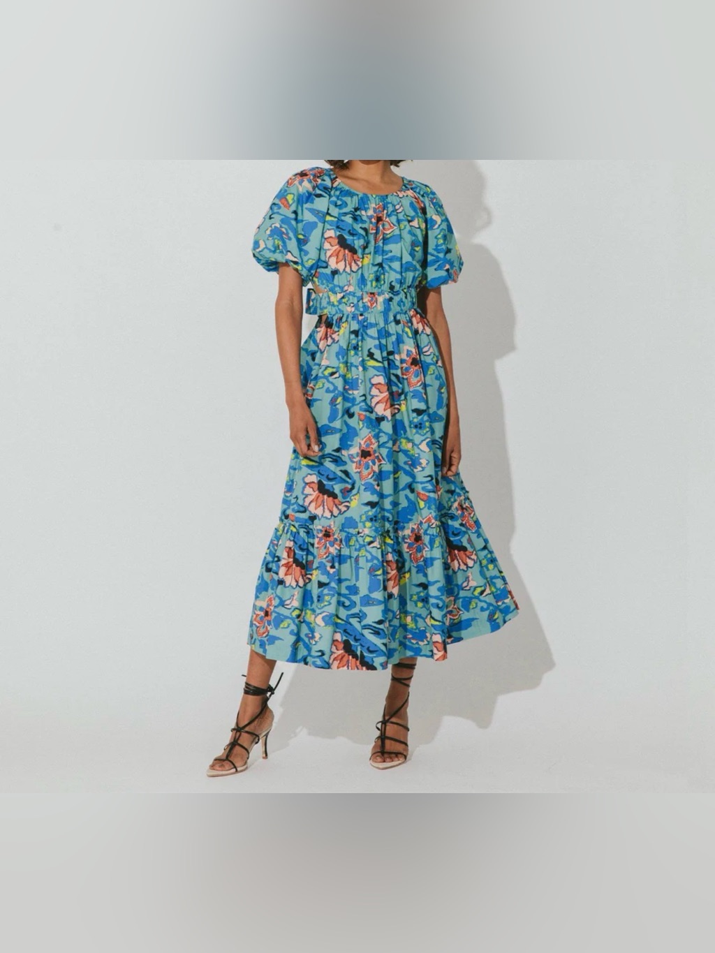 Celobella Misha Ankle Dress In Color Calypso - Size Small